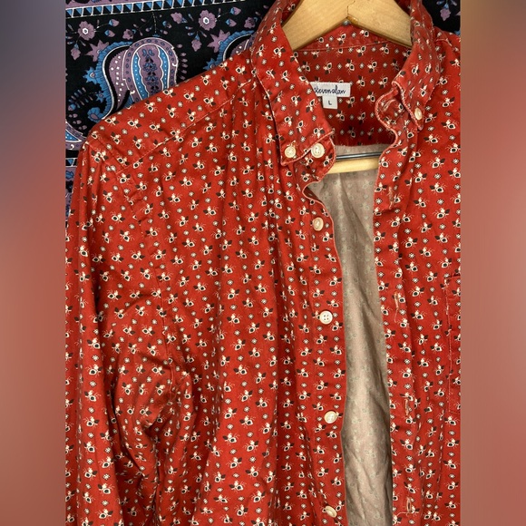 Steven Alan patterned button down - Picture 4 of 5